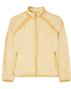 DIESEL J-Henri-Souvenir Embroidered-Phoenix Jacket - Natural