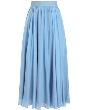 Dolce & Gabbana Chiffon Circle Skirt - Blue