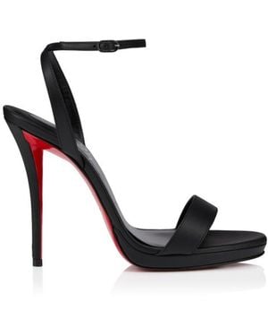 Christian Louboutin Miss Z Sandal Queen Strappy Sandals - Black