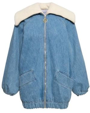 Patou Long Sleeve Denim Jacket - Blue