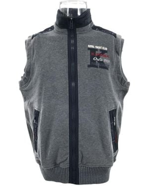 Paul & Shark Logo Leisure Vest - Grey