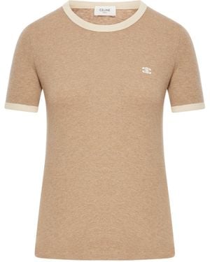 Celine Short-Sleeved T-Shirt - Natural