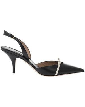 Ferragamo Gylla Bow Slingback Pumps - Metallic