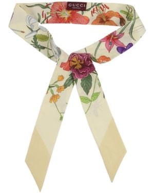 Gucci Printed Twill Neck Bow - Multicolour
