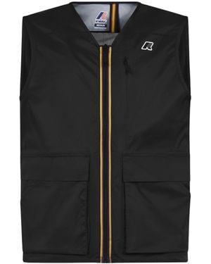 K-Way Zipper Vest - Black