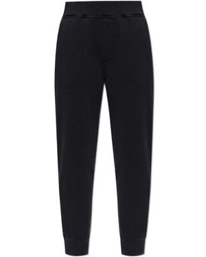 DSquared² Logo Printed Tapered Leg Joggers - Black