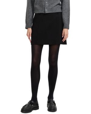 DUNST A-Line Mini Skirt - Black