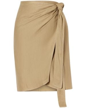 TOTEME Tie-Waist Skirt - Natural