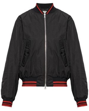 Dries Van Noten Standing Collar Casual Jacket - Black
