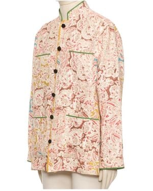 Valentino Long Sleeve Casual Jacket - Pink