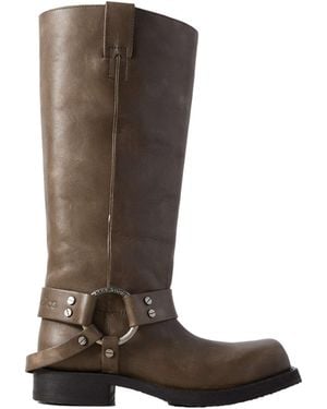 Acne Studios Square-Toed Boots - Brown