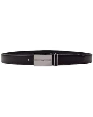 BOSS Reversible Buckle Belt - White