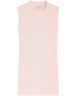 Sportmax Tione Crewneck Sleeveless Tank Top - Pink