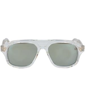 Akoni Phoenix Altitude Aviator Sunglasses - White