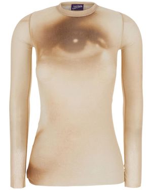 Jean Paul Gaultier Long-Sleeved T-Shirt - Natural
