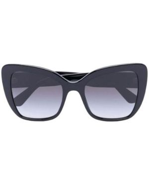 Dolce & Gabbana Oversized Cat-Eye-Frame Sunglasses - Blue