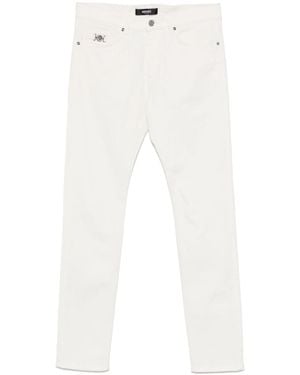 Versace Tapered Leg Jeans - White