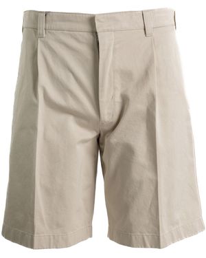 Prada Pleated Tailored Shorts - Grey