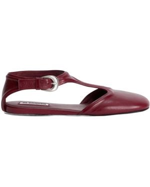Jil Sander Mary Jane Shoes - Purple