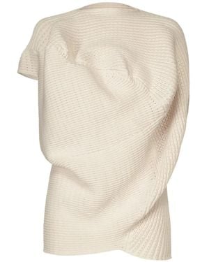 Issey Miyake Found Stone Top - White
