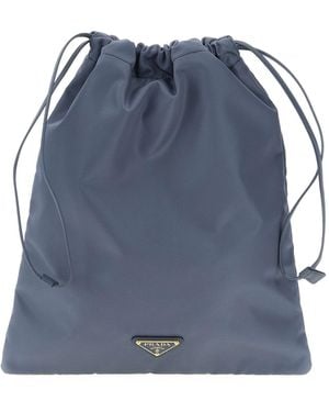 Prada Drawstring Handbag - Blue