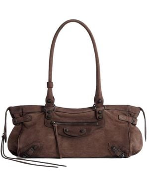 Balenciaga Le City Bag East-West - Brown