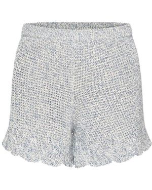 RED Valentino Knitted Shorts - Gray