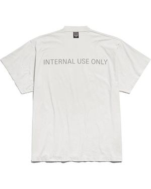 Balenciaga 'Antwerpen' Inside-Out T-Shirt in Black for Men