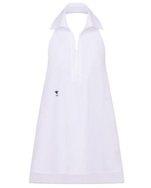 Dior Iviera Long Sleeveless Blouse - White