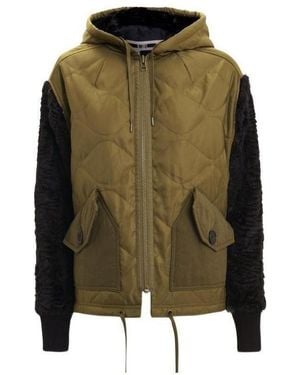 McQ Hooded Casual Jacket - Green