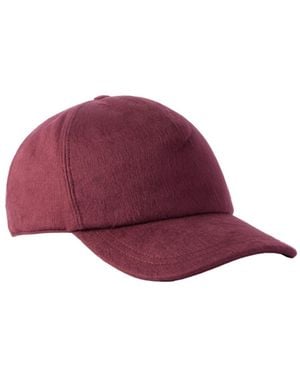 Gabriela Hearst Baseball Cap With An Arched Brim - Purple