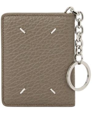 Maison Margiela Keyring Card Wallet - Gray