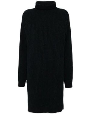 Lemaire High-Neck Maxi Dress - Black