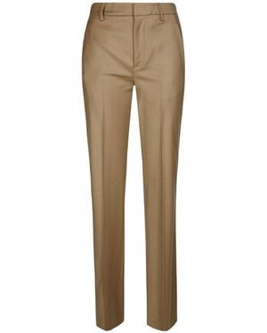 Dondup Janice Wide-Leg Trousers - Natural