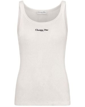 Dior Tank Top - White