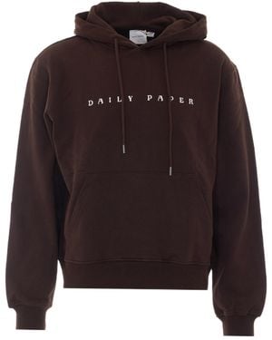 Daily Paper Alias Dias Logo Hoodie - Brown