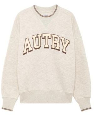 Autry Logo Crewneck Jumper - White