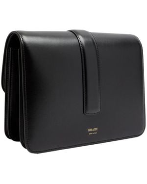 KHAITE Metallic Crossbody Bag - Black