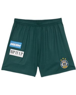 Martine Rose Elastic Waist Shorts - Green
