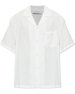 Lanvin Mother And Daughter Print Short Sleeved Shirt - White
