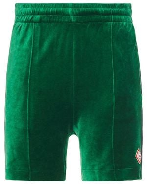 CASABLANCA Wide-Leg Shorts - Green