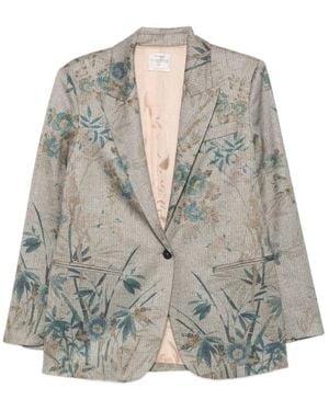 forte_forte Long-Sleeve Blazer - Gray