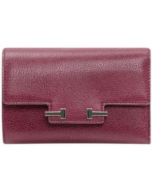Tom Ford Aube Compact Wallet - Purple