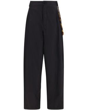 DARKPARK Phebe Charm Straight-Leg Pants - Black