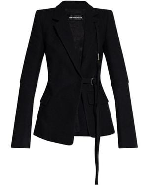 Ann Demeulemeester Venla Asymmetric Tailored Jacket - Black