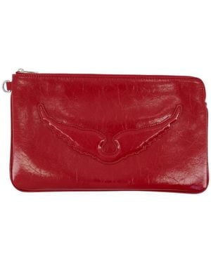 Zadig & Voltaire Angel Zip-Around Wallet - Red