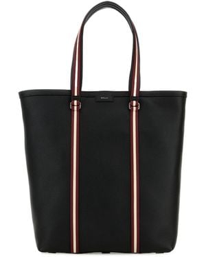 Bally Double Handle Tote Bag - Black