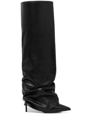 Le Silla Andy 120Mm Pointed-Toe Boots - Black