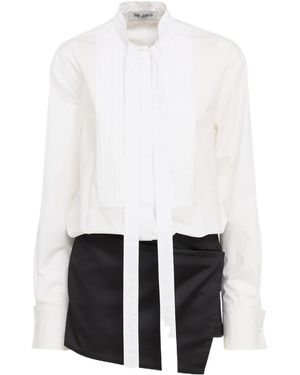 The Attico Irregular Mini Dress - White