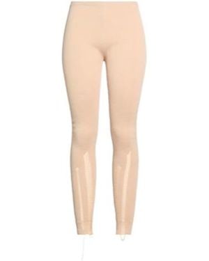 MM6 by Maison Margiela Knit Leggings - Natural